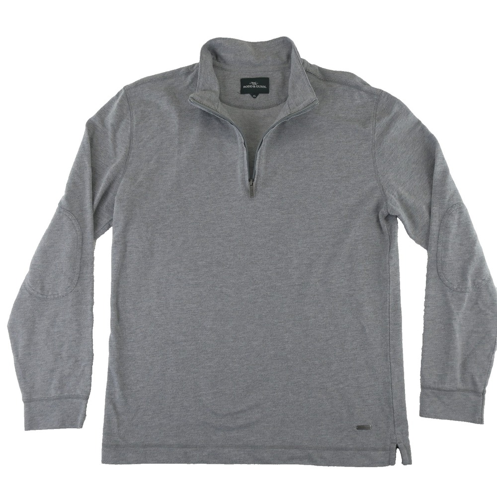 Rodd & Gunn Mens 1/4 Zip‎ Pullover Sweater XL Gray